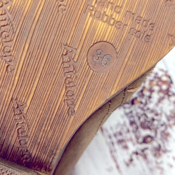 Antelope brown leather booties size 36 - Picture 7 of 9